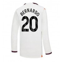 Dres Manchester City Bernardo Silva #20 Preč 2023-24 Dlhy Rukáv
